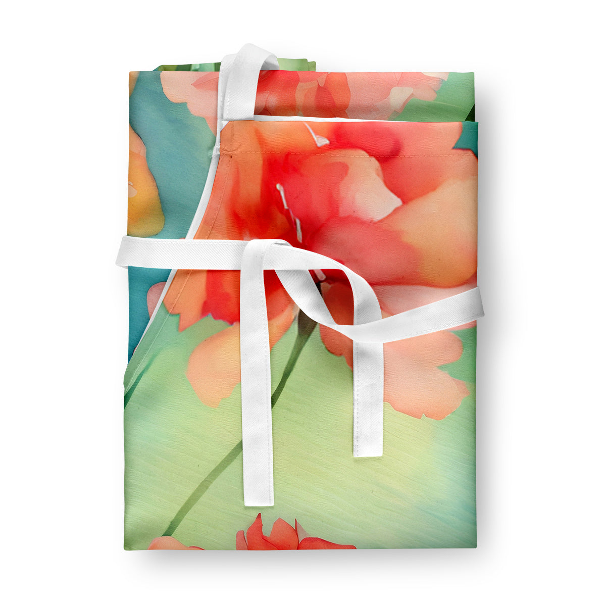 Carnations in Watercolor Apron - One Color / One Size - Home & Garden - Kitchen Dining & Bar - Table Decoration &
