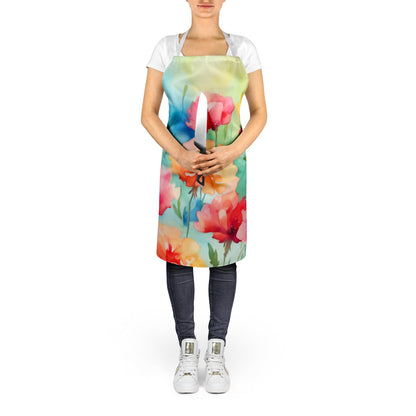 Carnations in Watercolor Apron - One Color / One Size - Home & Garden - Kitchen Dining & Bar - Table Decoration &