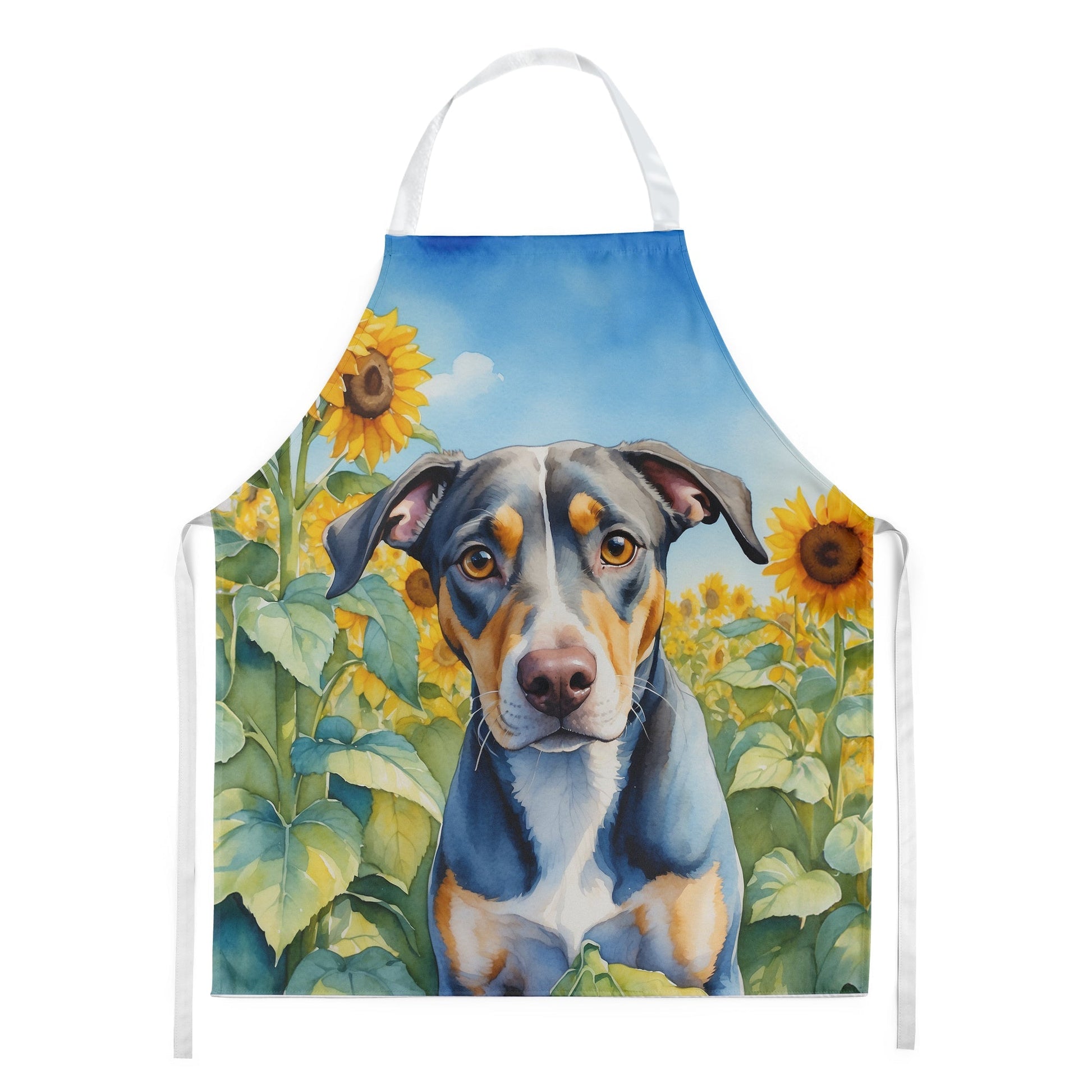 Catahoula in Sunflowers Apron - One Color / One Size - Home & Garden - Kitchen Dining & Bar - Table Decoration &
