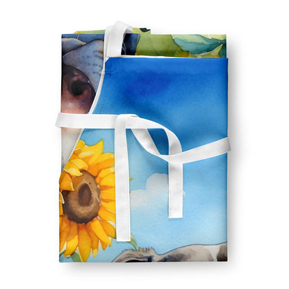 Catahoula in Sunflowers Apron - One Color / One Size - Home & Garden - Kitchen Dining & Bar - Table Decoration &