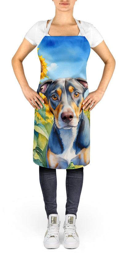 Catahoula in Sunflowers Apron - One Color / One Size - Home & Garden - Kitchen Dining & Bar - Table Decoration &