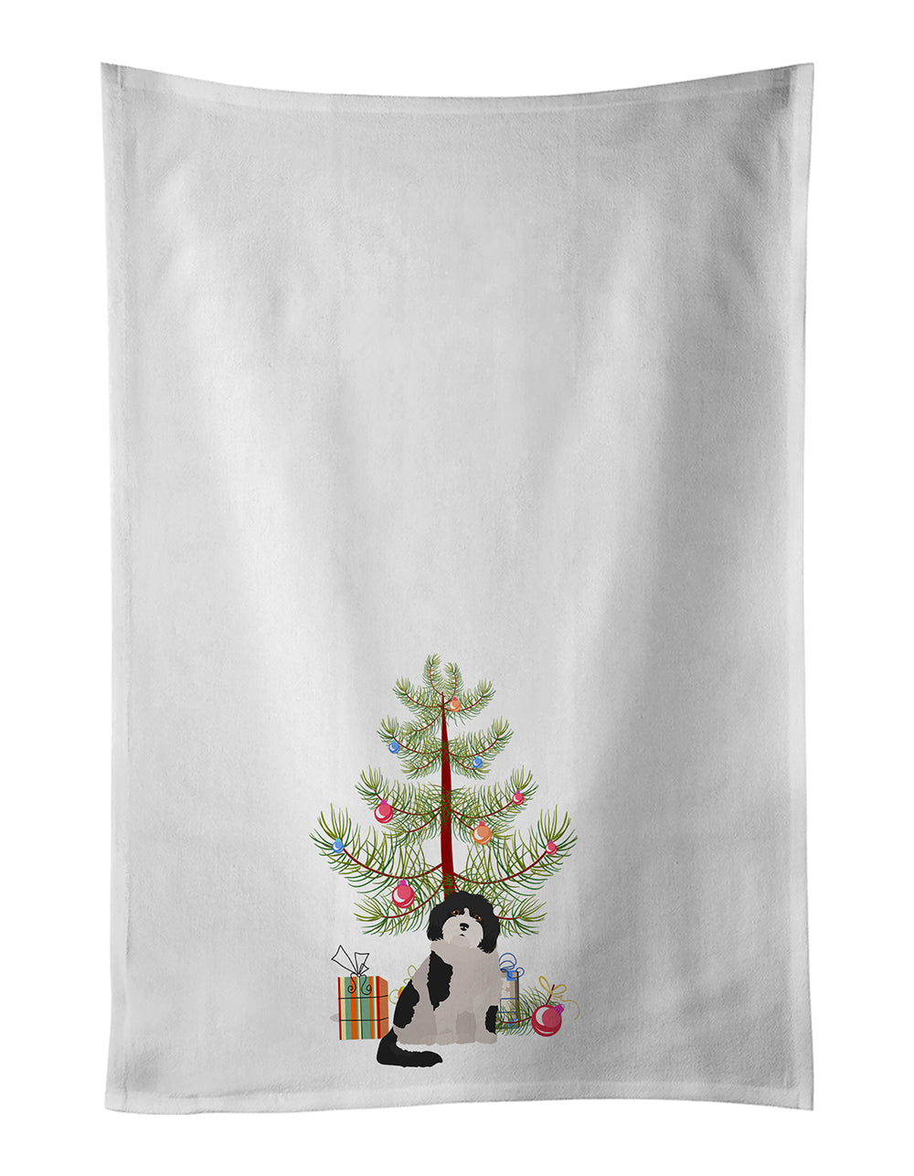 Cavachon #3 Christmas Tree Kitchen Towel Set of 2 - One Color / One Size - Home & Garden - Home Textile - Towels