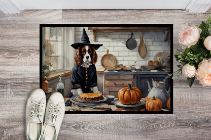Cavalier Spaniel Fall Kitchen Pumpkins Doormat - One Color / One Size - Home & Garden - Home Textile - Carpets & Rugs