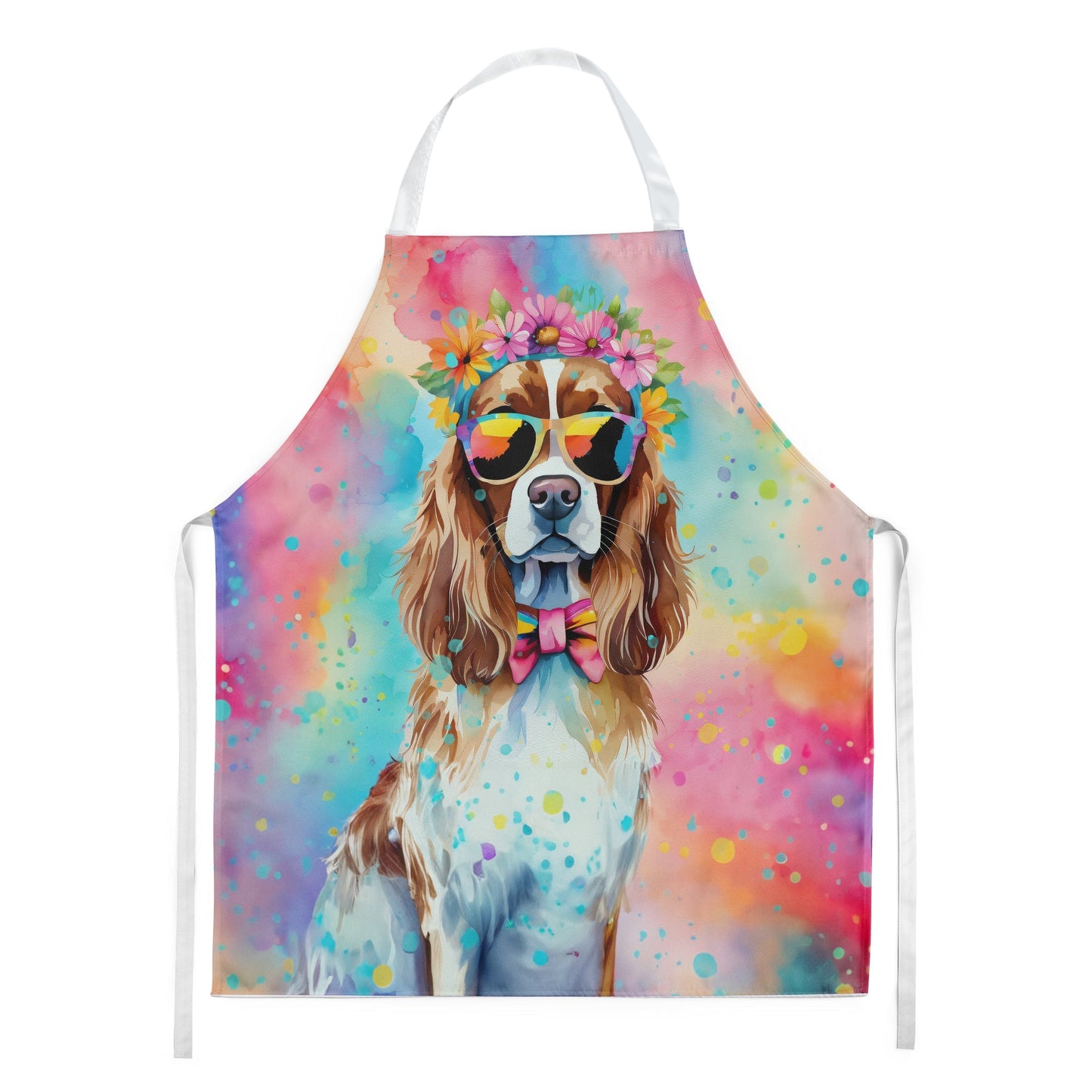 Cavalier Spaniel Hippie Dawg Apron - One Color / One Size - Home & Garden - Kitchen Dining & Bar - Table Decoration &