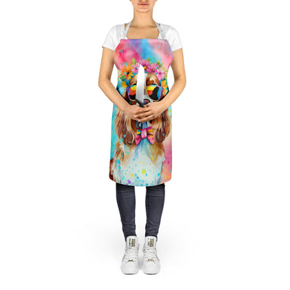 Cavalier Spaniel Hippie Dawg Apron - One Color / One Size - Home & Garden - Kitchen Dining & Bar - Table Decoration &