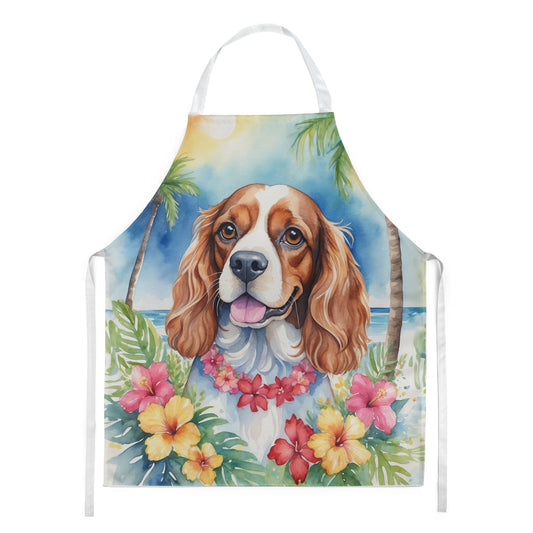 Cavalier Spaniel Luau Apron - One Color / One Size - Home & Garden - Kitchen Dining & Bar - Table Decoration &