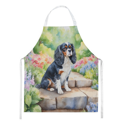 Cavalier Spaniel Spring Path Apron - One Color / One Size - Home & Garden - Kitchen Dining & Bar - Table Decoration &