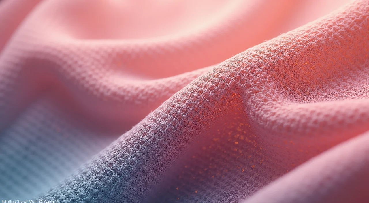 Close-up texture showing premium fabric weave with consistent color throughout material.