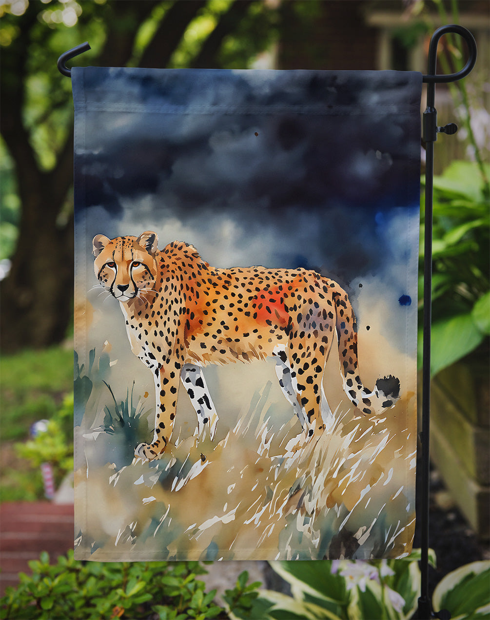 Cheetah Garden Flag - One Color / One Size - Home & Garden - Home Decor - Flags Banners & Accessories