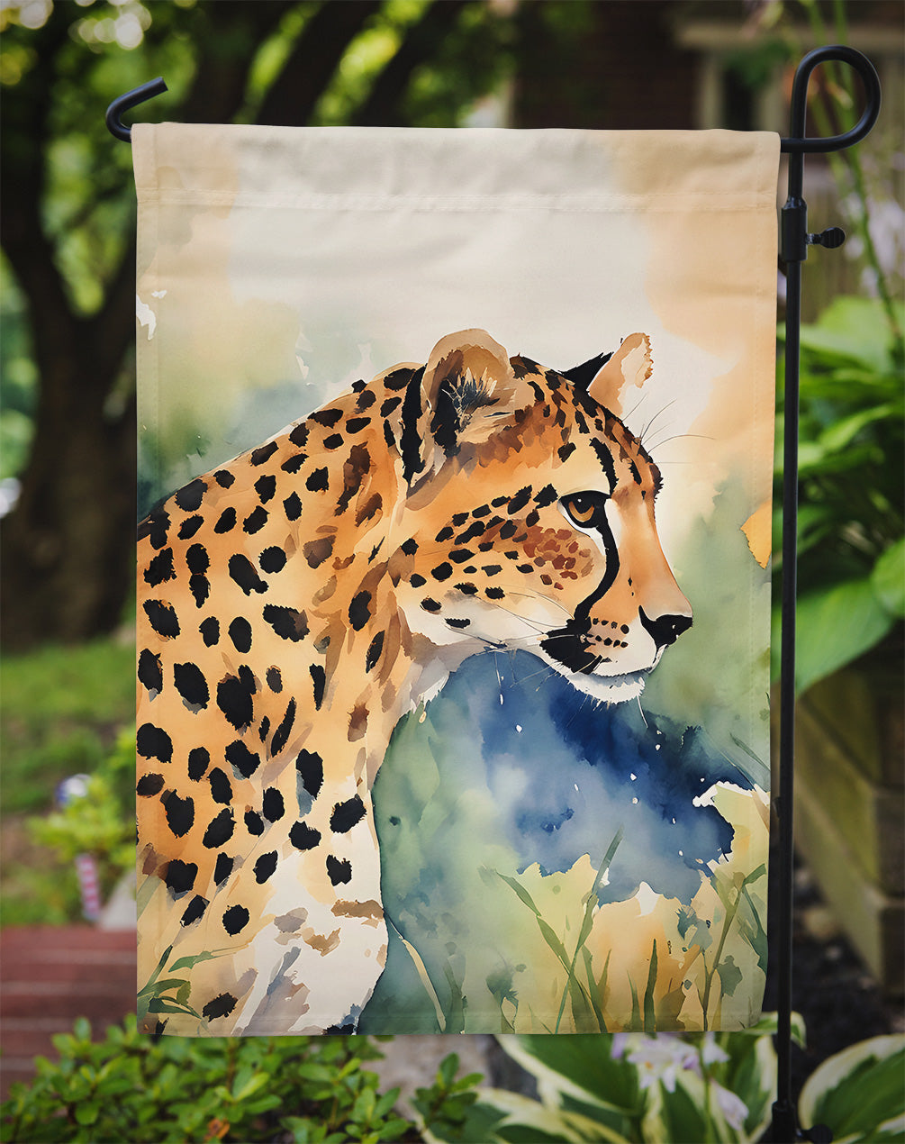 Cheetah Garden Flag - One Color / One Size - Home & Garden - Home Decor - Flags Banners & Accessories