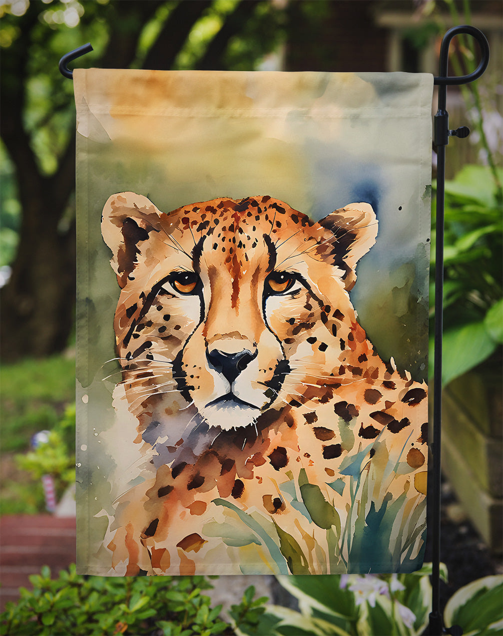 Cheetah Garden Flag - One Color / One Size - Home & Garden - Home Decor - Flags Banners & Accessories