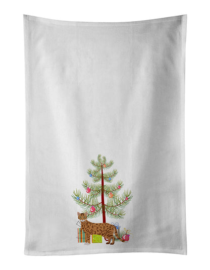 Cheetoh Cat Christmas Kitchen Towel Set of 2 - One Color / One Size - Home & Garden - Home Textile - Towels