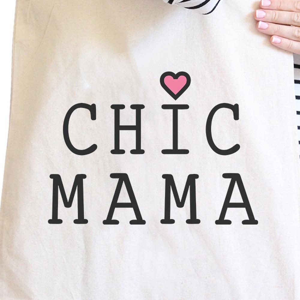 Chic Mama Natural Canvas Tote Bag - One Color / One Size - Bags & Luggage - Women’s Bags