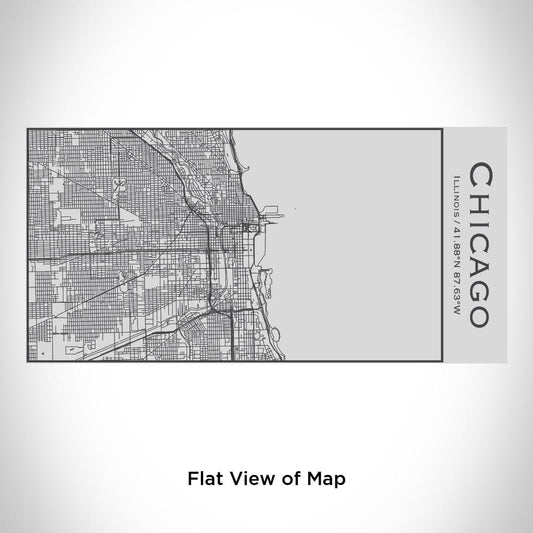 Chicago - Illinois Map Insulated Bottle - Drinkware
