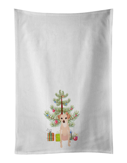 Chihuahua Cream Christmas Kitchen Towel Set of 2 - One Color / One Size - Home & Garden - Home Textile - Towels