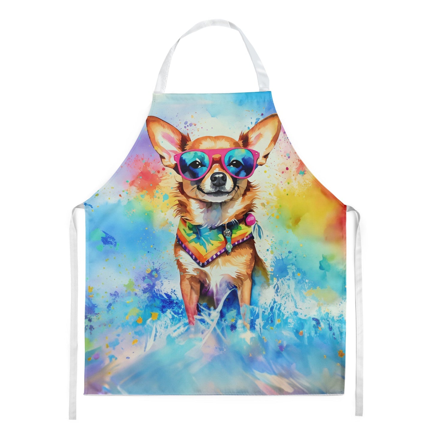 Chihuahua Hippie Dawg Apron - One Color / One Size - Home & Garden - Kitchen Dining & Bar - Table Decoration &