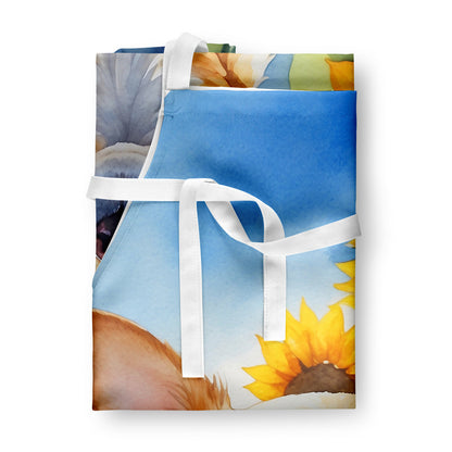 Chihuahua in Sunflowers Apron - One Color / One Size - Home & Garden - Kitchen Dining & Bar - Table Decoration &