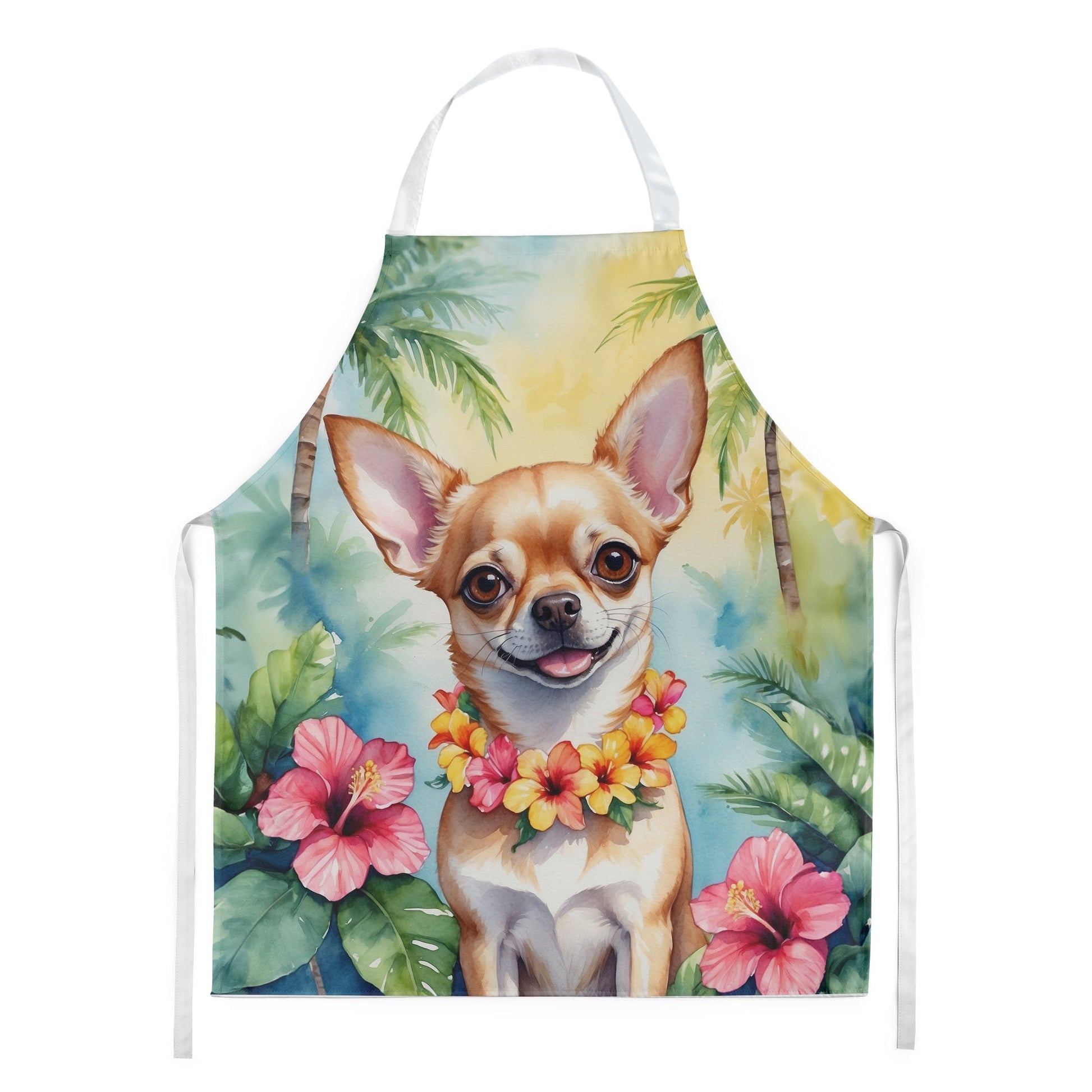 Chihuahua Luau Apron - One Color / One Size - Home & Garden - Kitchen Dining & Bar - Table Decoration & Accessories