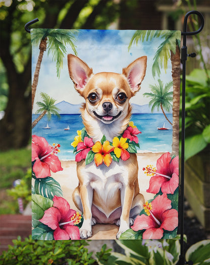Chihuahua Luau Garden Flag - One Color / One Size - Home & Garden - Home Decor - Flags Banners & Accessories