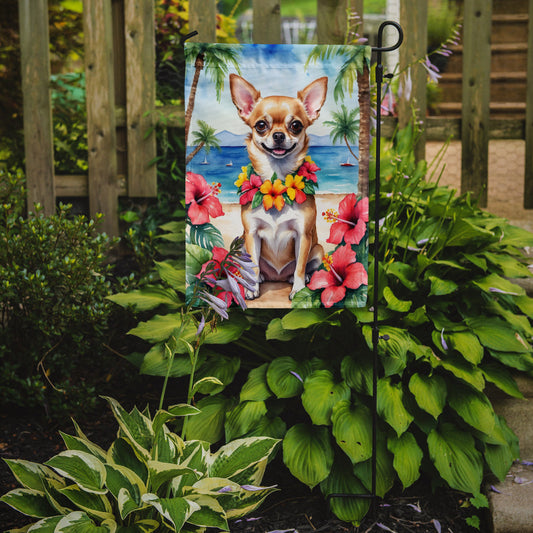 Chihuahua Luau Garden Flag - One Color / One Size - Home & Garden - Home Decor - Flags Banners & Accessories