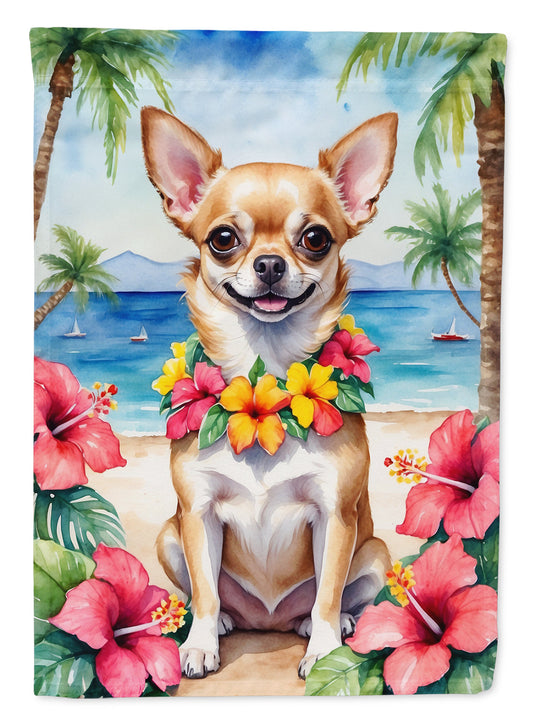 Chihuahua Luau Garden Flag - One Color / One Size - Home & Garden - Home Decor - Flags Banners & Accessories