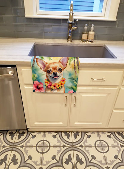 Chihuahua Luau Kitchen Towel - One Color / One Size - Home & Garden - Home Textile - Towels