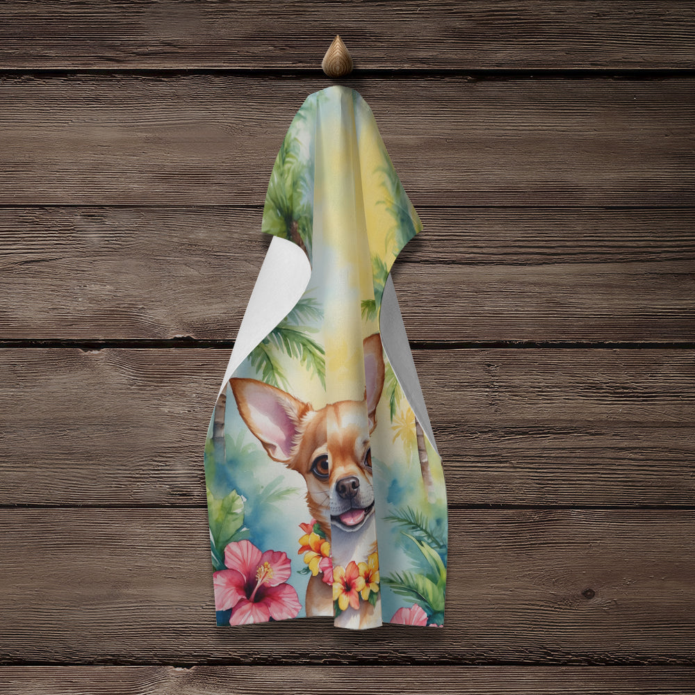 Chihuahua Luau Kitchen Towel - One Color / One Size - Home & Garden - Home Textile - Towels
