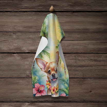 Chihuahua Luau Kitchen Towel - One Color / One Size - Home & Garden - Home Textile - Towels