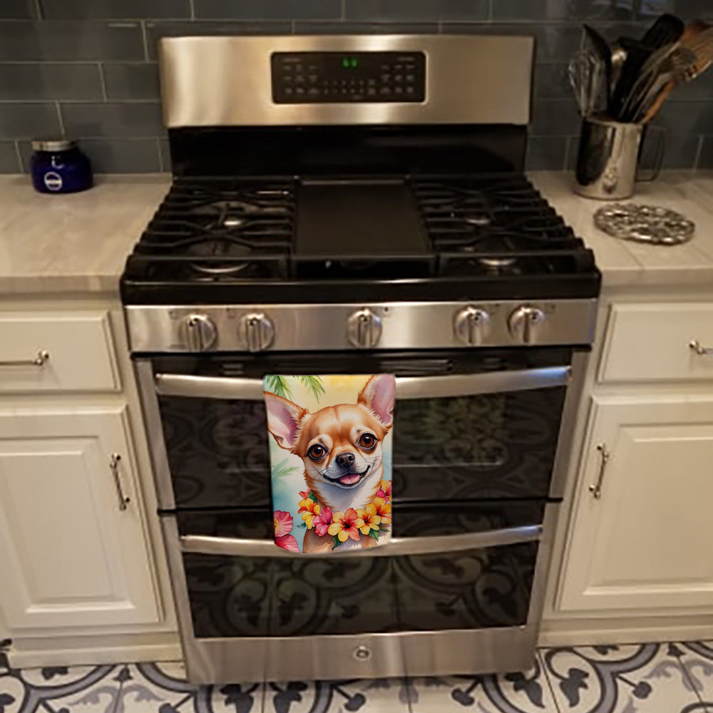 Chihuahua Luau Kitchen Towel - One Color / One Size - Home & Garden - Home Textile - Towels