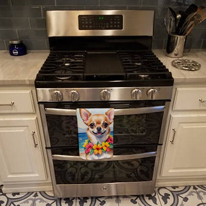 Chihuahua Luau Kitchen Towel - One Color / One Size - Home & Garden - Home Textile - Towels
