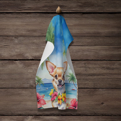 Chihuahua Luau Kitchen Towel - One Color / One Size - Home & Garden - Home Textile - Towels