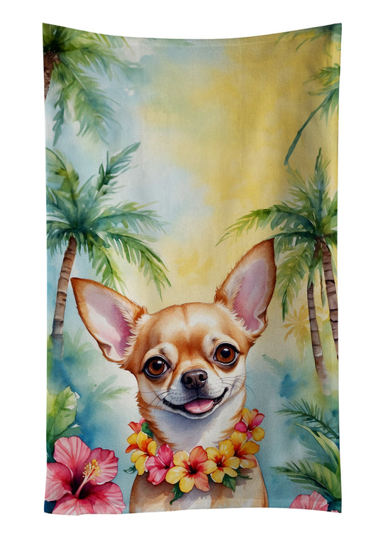 Chihuahua Luau Kitchen Towel - One Color / One Size - Home & Garden - Home Textile - Towels