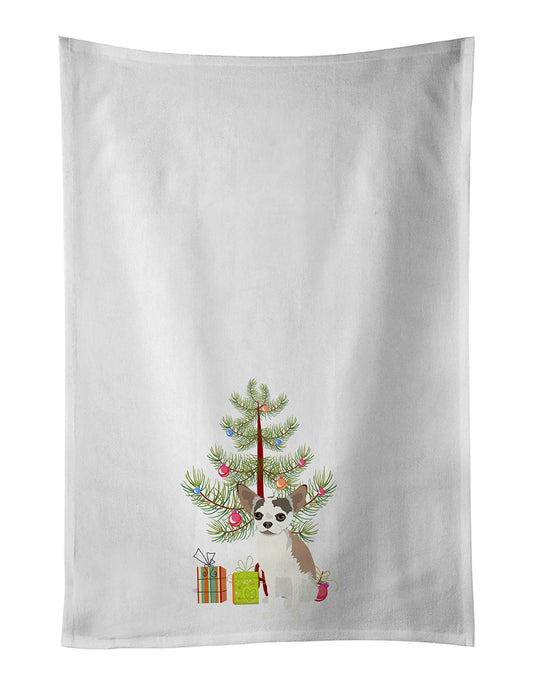Chihuahua Merle Christmas Kitchen Towel Set of 2 - One Color / One Size - Home & Garden - Home Textile - Towels