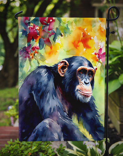 Chimpanzee Garden Flag - One Color / One Size - Home & Garden - Home Decor - Flags Banners & Accessories