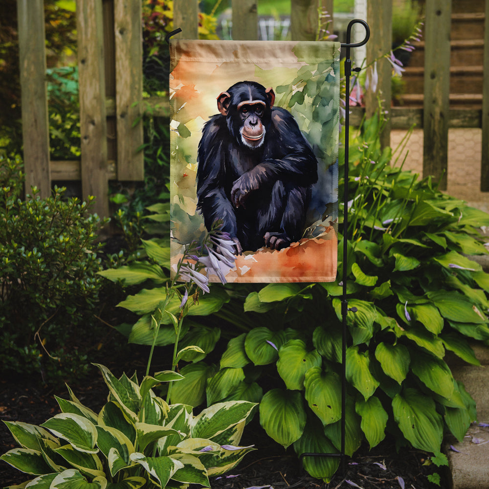 Chimpanzee Garden Flag - One Color / One Size - Home & Garden - Home Decor - Flags Banners & Accessories
