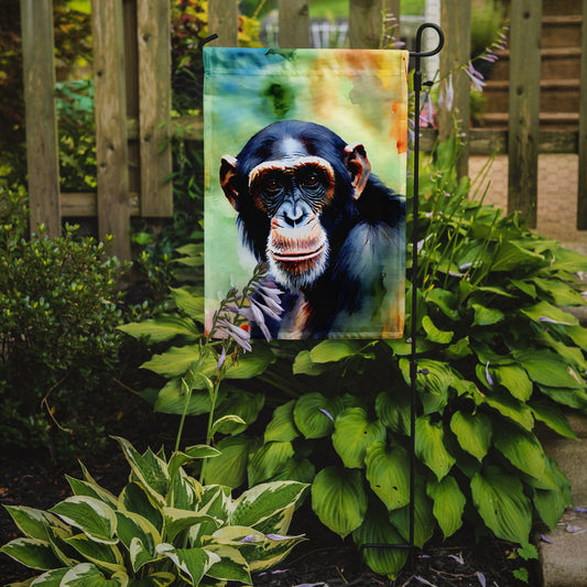 Chimpanzee Garden Flag - One Color / One Size - Home & Garden - Home Decor - Flags Banners & Accessories