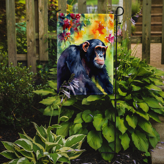 Chimpanzee Garden Flag - One Color / One Size - Home & Garden - Home Decor - Flags Banners & Accessories