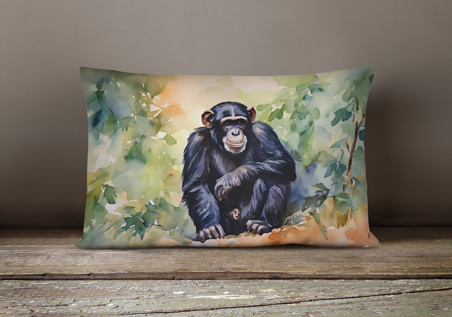 Chimpanzee Throw Pillow - One Color / One Size - Home & Garden - Home Textile - Pillows