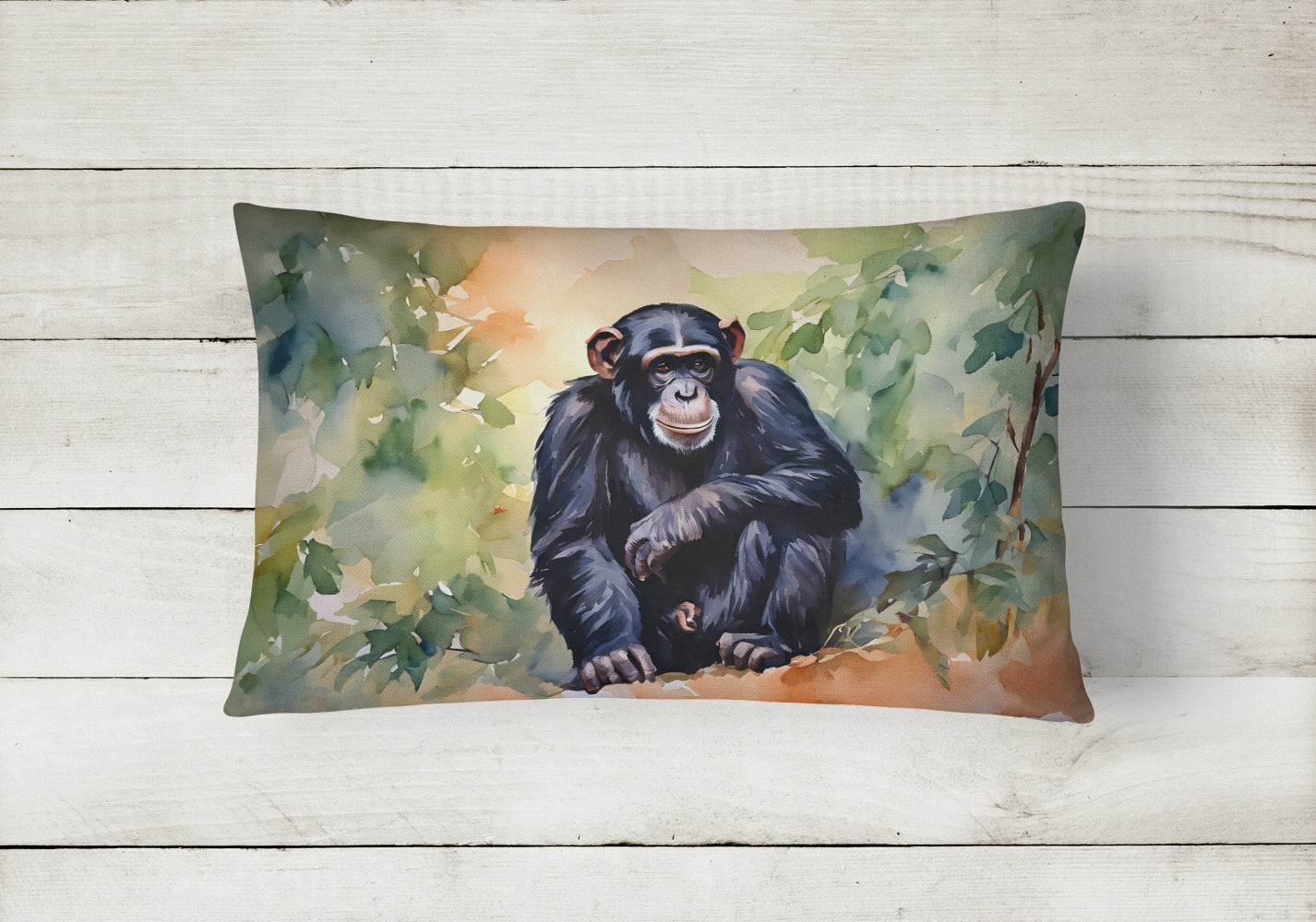 Chimpanzee Throw Pillow - One Color / One Size - Home & Garden - Home Textile - Pillows