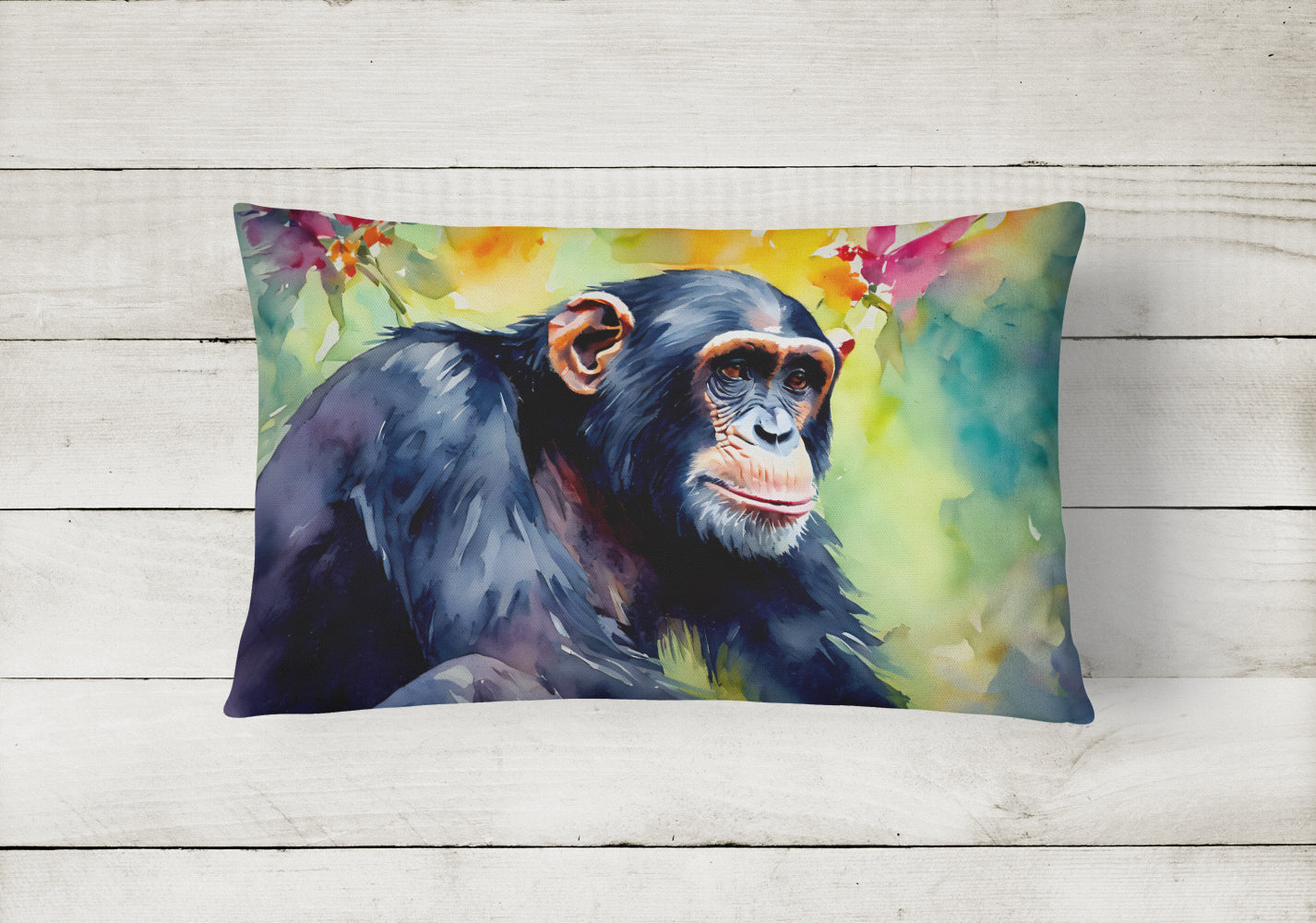 Chimpanzee Throw Pillow - One Color / One Size - Home & Garden - Home Textile - Pillows