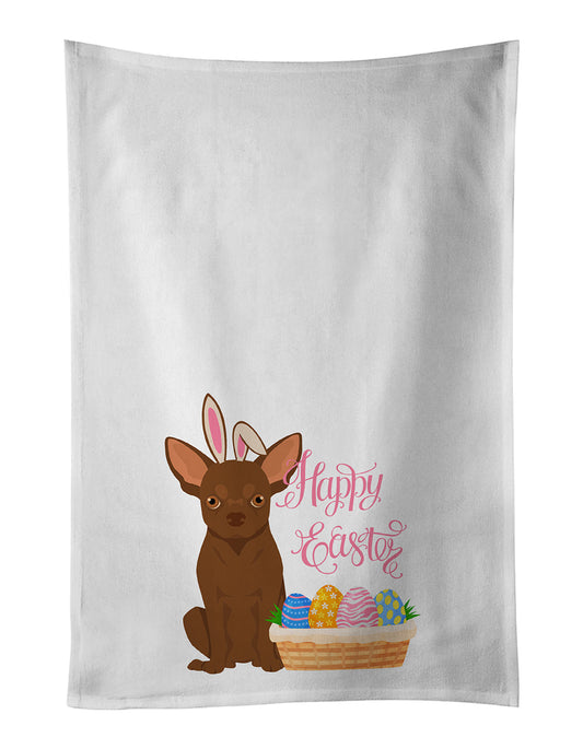 Chocolate Chihuahua Easter Kitchen Towel Set of 2 - One Color / One Size - Home & Garden - Home Textile - Towels