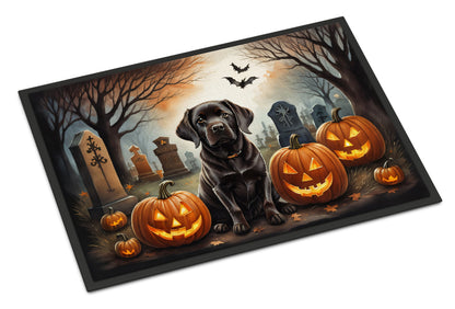 Chocolate Labrador Retriever Spooky Halloween Doormat - One Color / One Size - Home & Garden - Home Textile - Carpets &