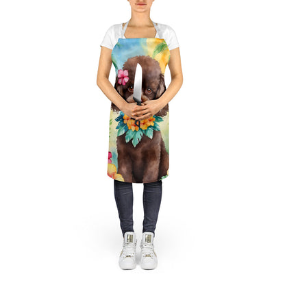 Chocolate Poodle Luau Apron - One Color / One Size - Home & Garden - Kitchen Dining & Bar - Table Decoration &