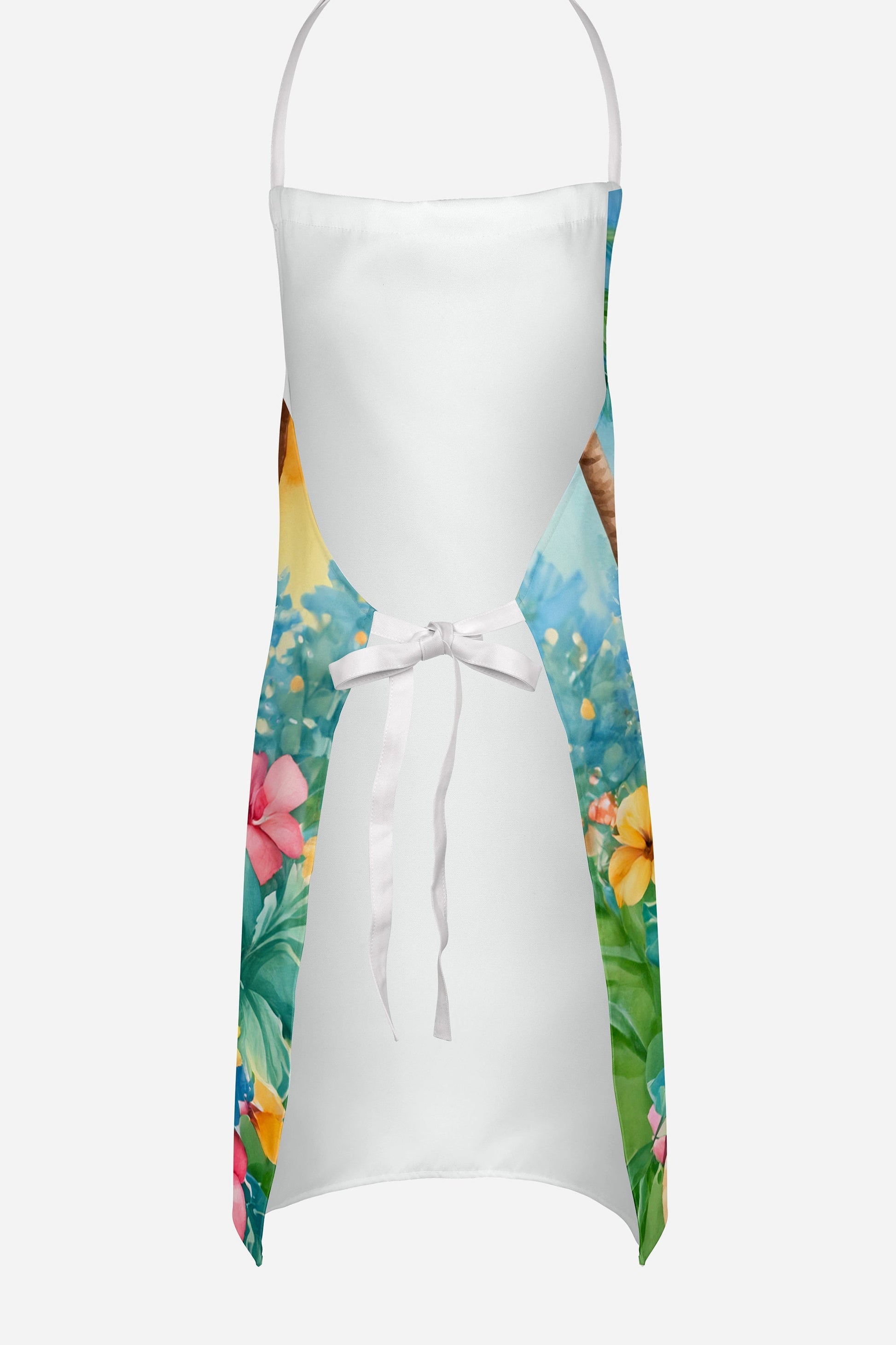 Chocolate Poodle Luau Apron - One Color / One Size - Home & Garden - Kitchen Dining & Bar - Table Decoration &