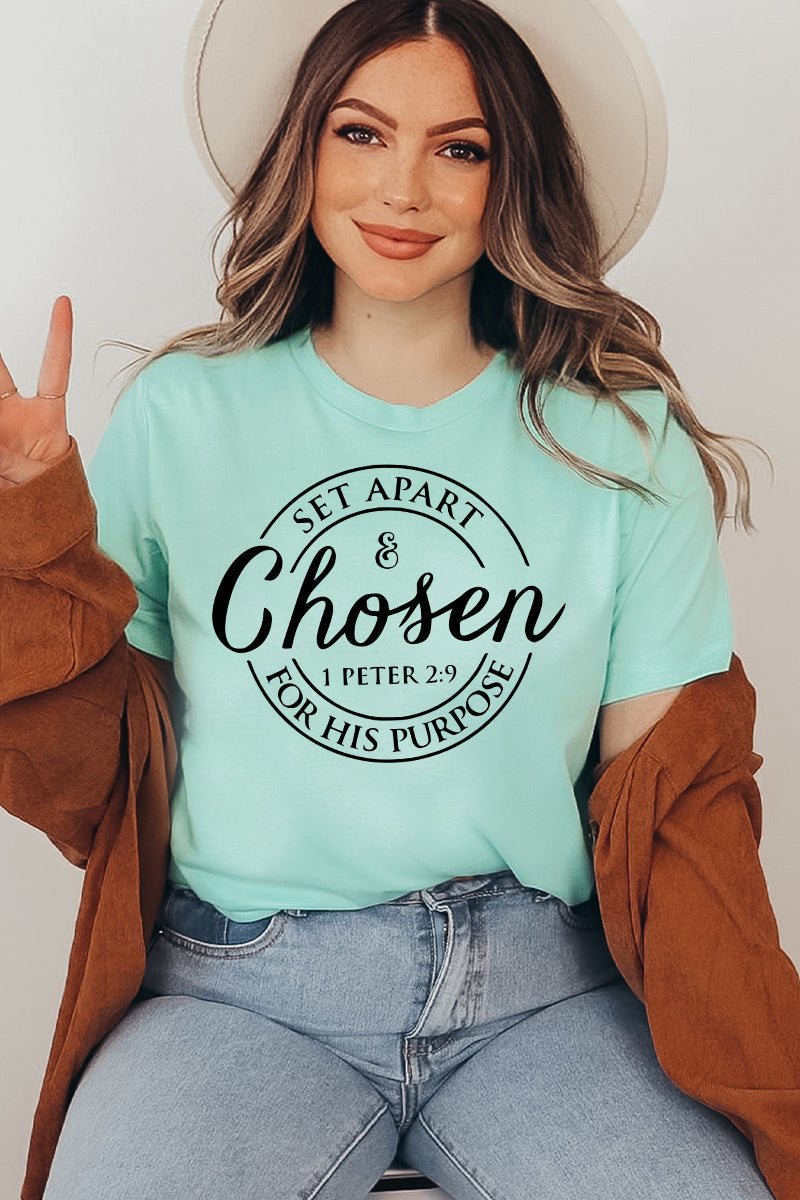Chosen T-Shirt - Women’s Fashion - Women’s Clothing - Tops & Tees - T-Shirts