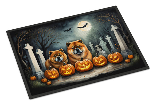 Chow Chow Spooky Halloween Doormat - One Color / One Size - Home & Garden - Home Textile - Carpets & Rugs
