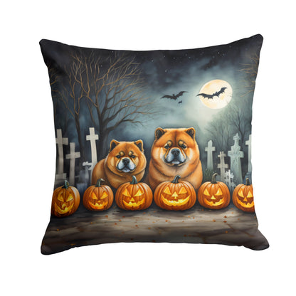 Chow Chow Spooky Halloween Throw Pillow - One Color / One Size - Home & Garden - Home Textile - Pillows