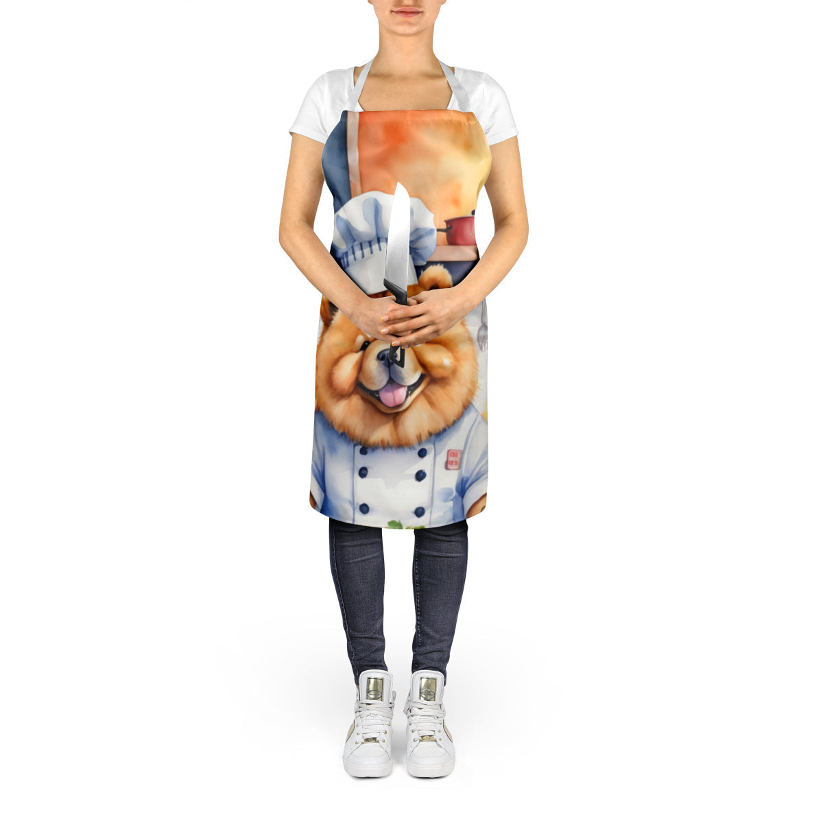 Chow Chow the Chef Apron - One Color / One Size - Home & Garden - Kitchen Dining & Bar - Table Decoration & Accessories