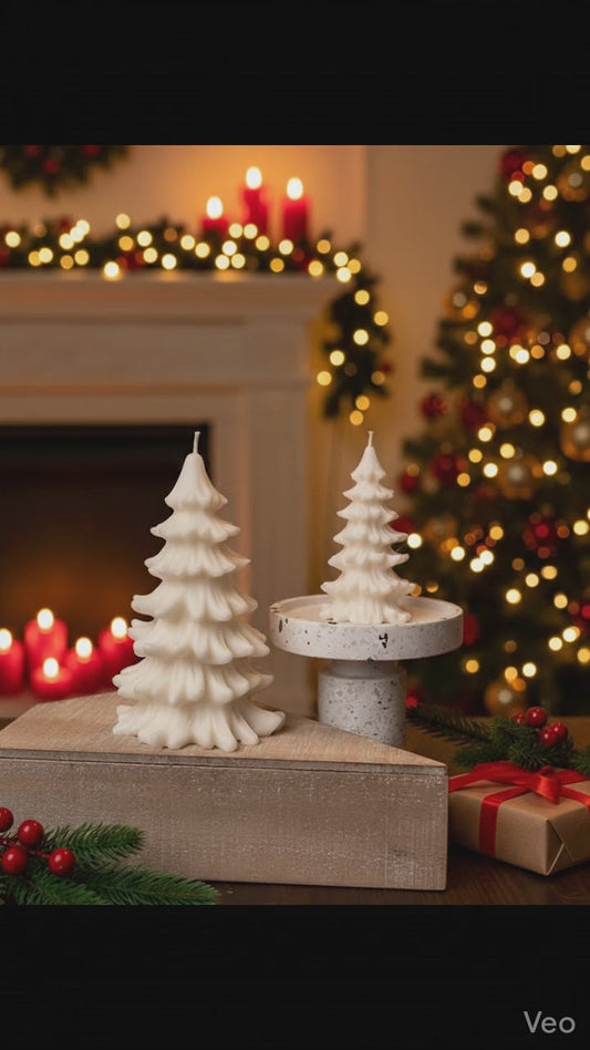 Christmas Tree Cedar Candles Handcrafted in USA - Home & Garden - Home Decor - Candles & Holders