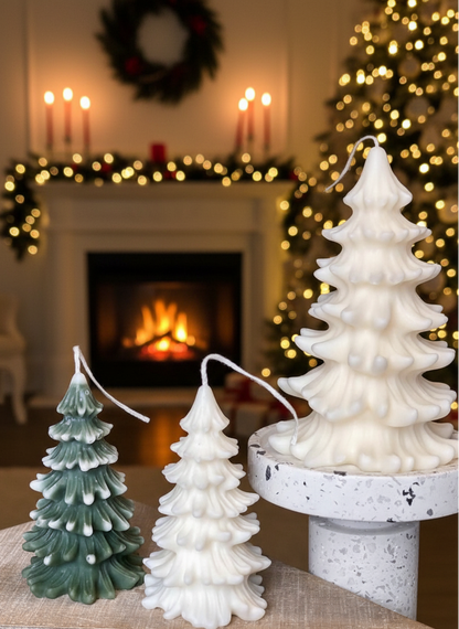 Christmas Tree Cedar Candles Handcrafted in USA - Home & Garden - Home Decor - Candles & Holders
